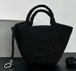 2024 Stricken Sie große Kapazität Unterarmbeutel Handtaschen Totes Designer Handtasche Frauen Crossbody Verstellbares Riemen