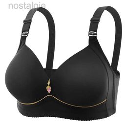 Maternity Intimates New Style Smooth Big Size Pregnant Nursing Bras Wireless Gathering Traceless Comfortable Breathable Ladys Underwear d240426