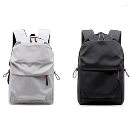 School Bags ASDS-Pure Color Simple Waterproof Backpack Computer Student Bag Leisure Travel Small