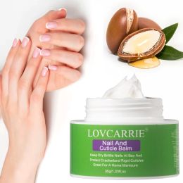 Treatments LOVCARRIE 35g Organic Nail Cuticle Balm Nail Care Cream Shea Butter VitaminRich Protect Cracked Rigid Cuticle Nail Strengthener