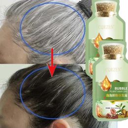 Shampoos Natural Plant Herbal Hair Dye Shampoo 5 Minutes Change Hair Colour Nonirritating Repairs Grey White Fashion Hair Care Women Men