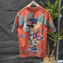 Male Tees Shirts Black Hip Hop Tops Rock Mens T-shirt Anime Print Katoen Aesthetic Clothing Chic Wholesale in Summer Xl 240425