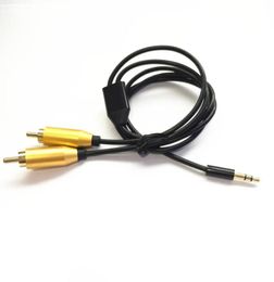 Car AUX Audio Extension Cable 35mm 18quot Male to 2RCA Male MP3 PC 08M88062977982721