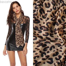 Shawls Vintage Chiffon Wrap Women Stole Soft Leopard Print Casual Sexy Winter Elegant Fashion Shawl Autumn Scarves Scarf A5F3 d240426