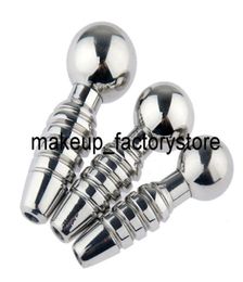 Massage Stainless Steel Metal Spiral Penis Plug Urethral Dilatation Horse Eye Stick Stimulation For Male BDSM Sex Toys Butt2660747