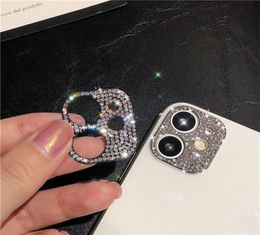 Designed For iPhone13 12 11Cell Phone cases Camera Lens Protector Crystal Diamond Cases Glitter cover Metal Protective Decoration 4865741