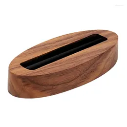 Jewellery Pouches Rings Tray Showcase Storage Box Wood Display Drop