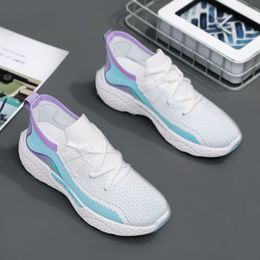 New blue Sports Shoes Trend Fashion Thick Sole Comfortable Travel Shoes Women's Casual Shoes GAI