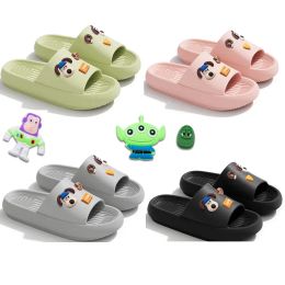 Rubber sliders designer for women mens slippers slides DIY Fashion Shoes Chain Slippers Creative cartoon dog Women Lychee Warm Home Platform Bubble Eur 36-45