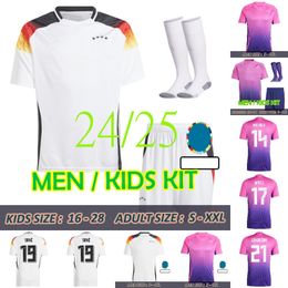 2024Germanys Soccer Jerseys Fans Player version MEN boys KIDS KIT HUMMELS KROOS WERNER GNABRY DRAXLER MULLER GOTZE 24/25 European Cup Home away Football Shirt