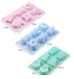 Baking Moulds Christmas Sile Cake Mould For Tree Snowman Decoration Tools Nonstick Sil Mould 3d Diy Decorating Acc qylDTX8477678