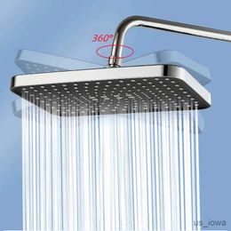 Bathroom Shower Heads Rainfall Shower Head Large Flow Supercharge Showerhead 4 Mode Adjustable Sprinkler Faucet Replacement Parts Bathroom Accessories