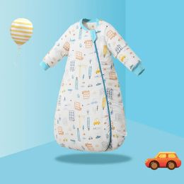 Bags Sleeping Bag For Baby Pure Cotton Wearable Blanket Sleepsack Boy Girl Clothes Baby kick proof quilt 024Months Lamb Down Sleep