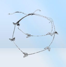 2020 Small Animal Butterfly Stars Chain Necklaces for Women Silver Color Clavicle Chain Necklaces Jewelry Accessories11358477