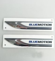 For VW Golf 6 Golf 7 Lavida Blue Motion Sport Side Door Fender Leaf Emblem Logo Stickers9976990