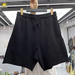 Summer Joggers Solid Colour Shorts Men Woman Casual Loose Drawstring Breeches