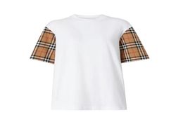 Mens T Shirt Designer Shirts For Young Men Womomen Boy and Girl 100 Pure Cotton Clothing Neck Lattice Short Sleeve Black White Fa5773684