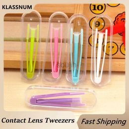 Contact Lens Accessories 1 Set Inserter Wearing Tool Lenses Tweezers Suction Stick Travel Kit for Eye Care d240426