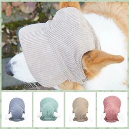 Dog Apparel Adjustable Baseball Cap Pet Accessories Breathable Soft Cat Sunscreen Hat With Ear Holes Sun Outdoor