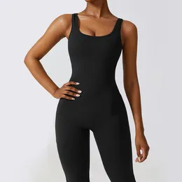 Active Sets Vnazvnasi Yoga Jumpsuit Backless Sexy Casual Sports Onesie Women Gym Set Sport Suits For Fitness Push Up Bodysuit Workout