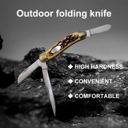 Knives Advanced Outdoor Multifunctional Stainless Steel Knife Foldable, Hardened Blade Perfect For Camping And Survival In The Wild