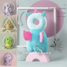 2020 Newborn Toddler Baby Head Protector Safety Pad Cushion Back Prevent Injured Unicorn Bee Cartoon Security Pillows 1- LJ201014265w