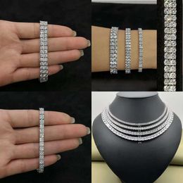 Designer Top Handmade 100% Moissanite Diamonds Chain for Women Necklace Vacation Party Jewellery Accessories Festival Valentine's Day Gift Original Quality