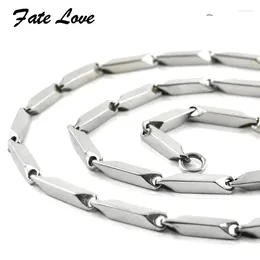 Chains Classic 316L Stainless Steel Necklace For Women Men Chain Women's/ Men's 2/3/4MM 45/50//55/60CM Silver Colour Jewellery