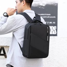 Backpack Business For Men Multifunction Men's BackpackReflective Design Black Backpacks USB Charging Back Bag