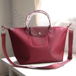Cloth %90 Off Wholesale Messenger Bag designer bolso Thickened handbags Nylon Women Dumpling Hand Light Oxford sac Small Large Capacity purses wallets