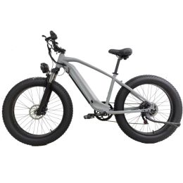 Bicycle 26 Inch Fat Tire Variable Speed 1000W Highpower E Mountain Dirt Bike