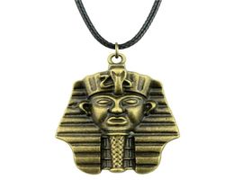 WYSIWYG 5 Pieces Leather Chain Necklaces Pendants Choker Collar Women Necklace Jewellery Egyptian Pharaoh 36x28mm N6A114173184012