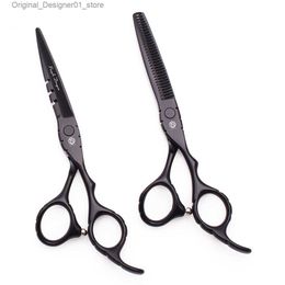 Hair Scissors Professional hair clippers 5.5 6 wholesale stainless steel hair clippers thin scissors Q240426