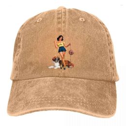 Ball Caps Summer Cap Sun Visor Vintage Sexy Hitchhiker Hip Hop Pin Up Girl Cowboy Hat Peaked Hats