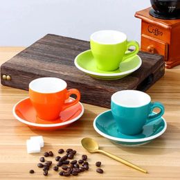 Mugs Espresso Cup Small Coffee And Saucer Milk Tea Cups Mug Afternoon Teacup Drinkware
