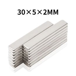 Drives 20pcs One Magnet 30 * 5 * 2mm Rectangular Magnet 30x5x2 Strong Magnet Boron Strong Magnetic Steel Magnet