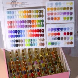Gel Lencco 60 Colours Gel Polish Set High Quality Enamel Varnish Nail Gel For Nail Salon Design Different Bottle Soak Off UV Gel Kit