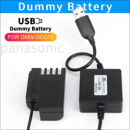 Adapters DMWBLF19E Dummy Battery DMW DCC12 Coupler + Accumulators USB Adapter for Panasonic Lumix DmcDMCGH3 DMCGH4 GH5 GH4 GH5s G9