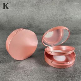 Storage Bottles Rouge Box Portable Empty Compact Powder Container Makeup Packaging High Light DIY Blush With Mirror