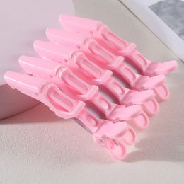 100pcs/lotアリゲーターヘアクリップヘアドレッシングクランププラスチックヘアクロープロフェッショナルバーバー