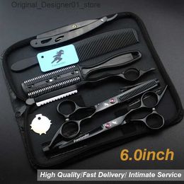 Hair Scissors Purple Diamond Japanese Barber Cheap Barber Q240426