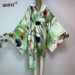 Bikini Cover-ups Household Clothes Self Belted Women Summer Clothing Kimono Holiday Dress Beach Wear Swim Suit Cover Up