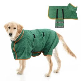 Towels Dog Drying Coat Excellent Wide Range Effortless Pet Dog Cat Bath Robe Towel Pet Accessory