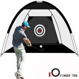 Aids Detachable Sports Practise Golf Net 2M 3M Pop Up Hitting Cage Batting Hitting Chipping Tent Tool Garden Equipment Drop Shipping