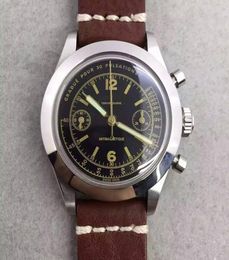 VINTAGE chronograph chrono working 7750 manual hand winding mechanical 40mm men watch sapphire crystal wristwatch water resistant7166833