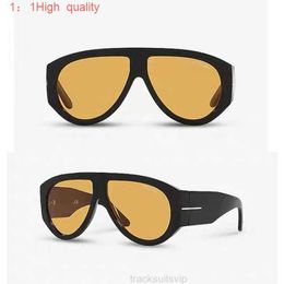 James Bond tom sunglasses om Chunky plate frame FT1044 oversized glasses Fashion Ford Sunglasses for women black Sport black styles original box