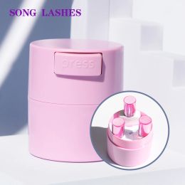 Tools SONG LASHES Eyelash Glue Storage Tank Eyelashes Extension Adhesive Stand Jar Container Activated Sealed Box