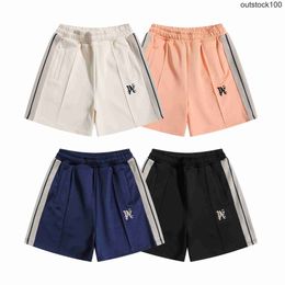 High end designer clothes for Paa Angles trendy micro letter stripe color shorts for men women high street pants With 1:1 original labels