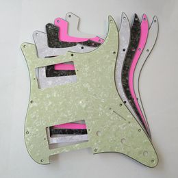 For Fit FD St HH Humbucker Pickup Strat Guitar Pickguard Replacement Parts with Mounting Screws 3 Ply