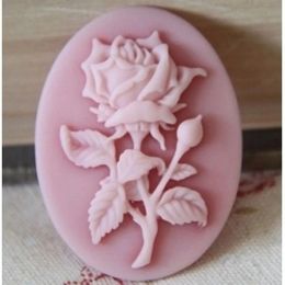 Moulds 1Pcs Hot Sell Rose Flower Cake Silicone Mould Fondant Cake Decorating Chocolate Craft Decoration Mould Kitchen Baking Cake Tools